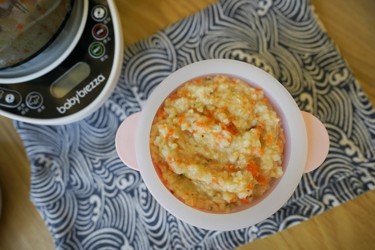 育兒分享｜babybrezza 副食品料理機推薦 嬰兒副食品輕鬆煮 蒸煮攪一機搞定！ 寶寶副食品食譜分享~