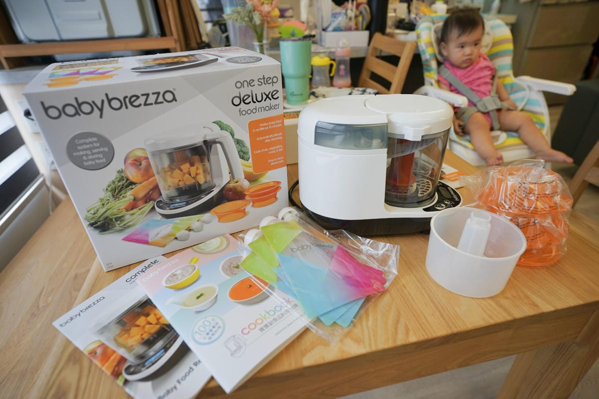育兒分享｜babybrezza 副食品料理機推薦 嬰兒副食品輕鬆煮 蒸煮攪一機搞定！ 寶寶副食品食譜分享~