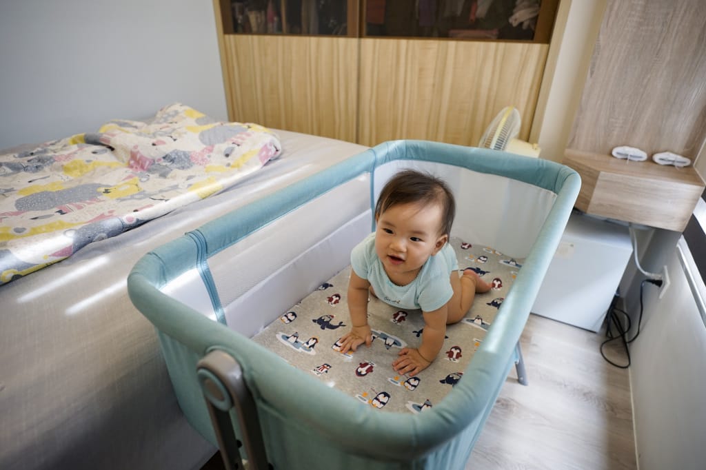 育兒好物|KIDMORY多功能可調式床邊床 新生兒必備嬰兒床!母奶寶寶也能安穩睡覺~ - 第8張圖 育兒好物|KIDMORY多功能可調式床邊床 新生兒必備嬰兒床!母奶寶寶也能安穩睡覺~