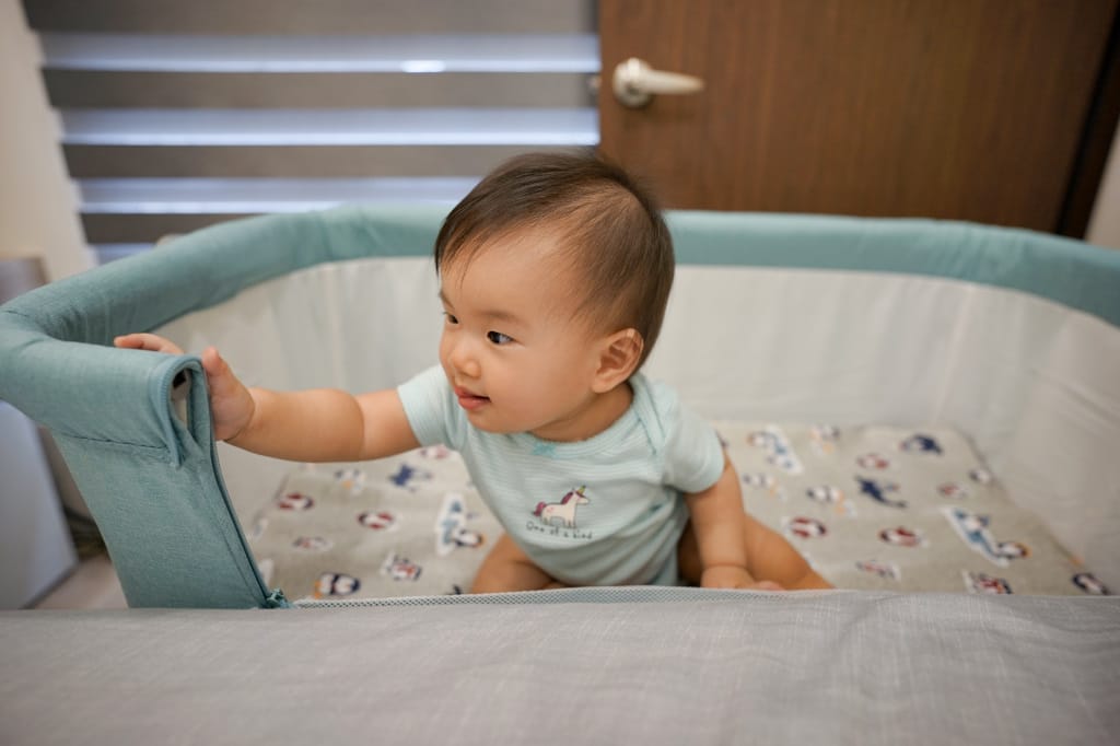 育兒好物|KIDMORY多功能可調式床邊床 新生兒必備嬰兒床!母奶寶寶也能安穩睡覺~ - 第16張圖 育兒好物|KIDMORY多功能可調式床邊床 新生兒必備嬰兒床!母奶寶寶也能安穩睡覺~