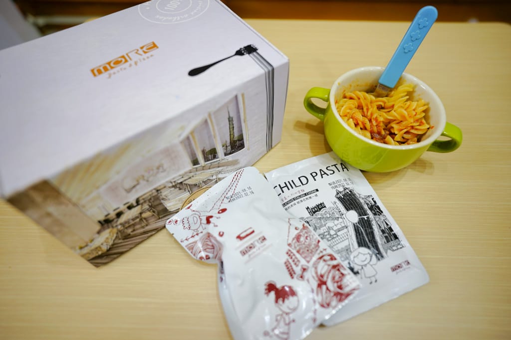 料理｜默爾兒童義大利肉醬麵 more默爾義大利餐廳推出冷凍料理包宅配、小朋友最愛吃的螺旋麵(捲捲麵)