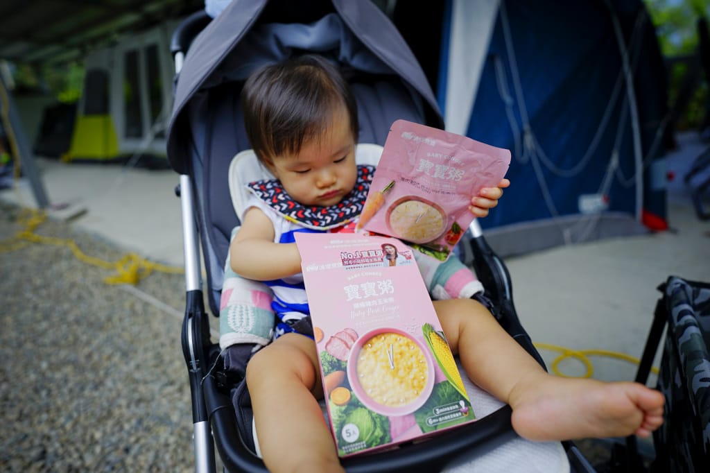 育兒分享|帶寶寶露營趣,副食品就交給波堤寶寶 Poty Baby 添加滴雞精的常溫寶寶粥,外出攜帶超方便! - 第6張圖 育兒分享|帶寶寶露營趣,副食品就交給波堤寶寶 Poty Baby 添加滴雞精的常溫寶寶粥,外出攜帶超方便!