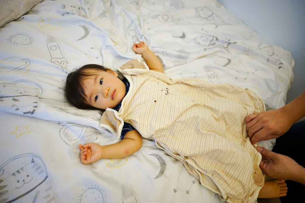 育兒分享｜cani有機棉幼兒防踢被 可愛小熊清薄款，一年四季都適用！寶寶最愛的防踢被推薦～