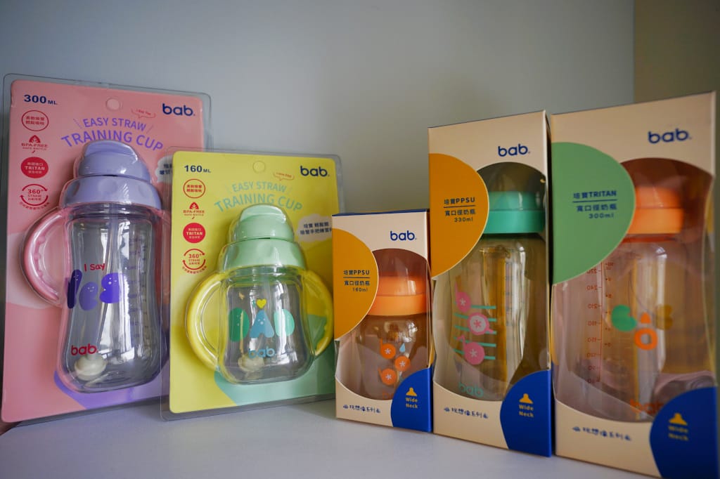 親子育兒｜bab培寶玩想像奶瓶 陪著孩子用想像力一起探索世界！玩想像PPSU奶瓶、TRITAN奶瓶、練習水杯推薦！