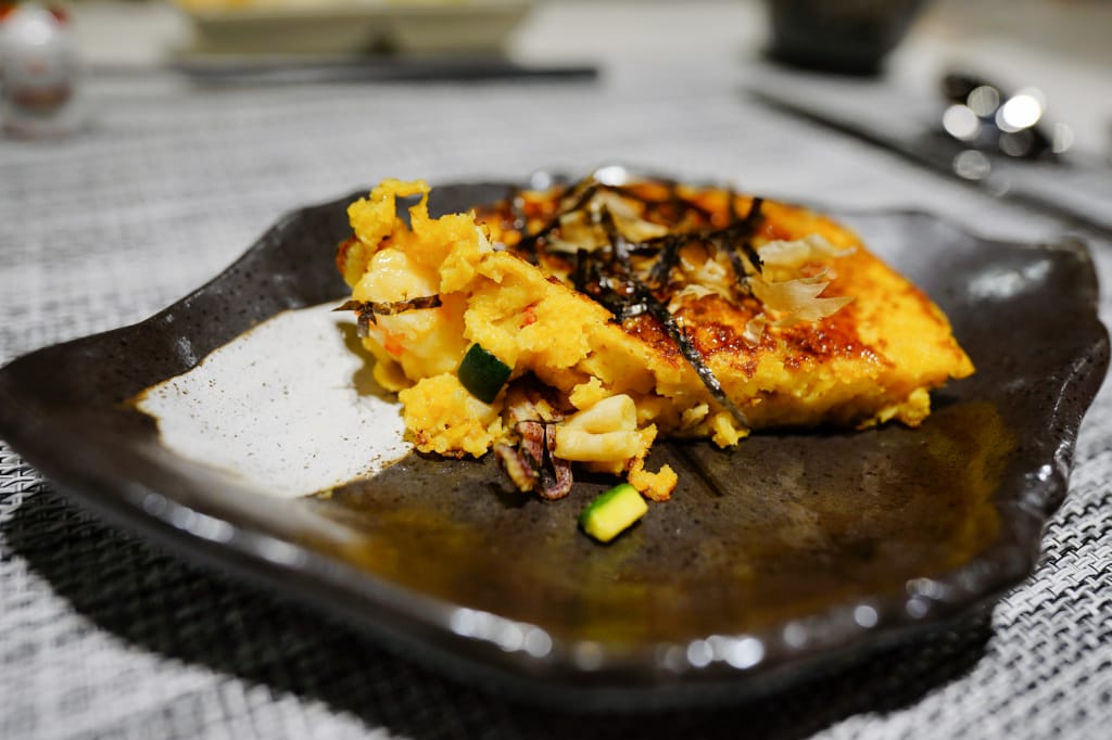 新北食記｜肉多多火鍋新品牌 明水然・樂(林口昕境店) 林口日式鐵板燒 日本A5和牛、龍蝦三吃 無菜單料理推薦！昕境廣場餐廳新開幕~ - 奇奇一起玩樂趣