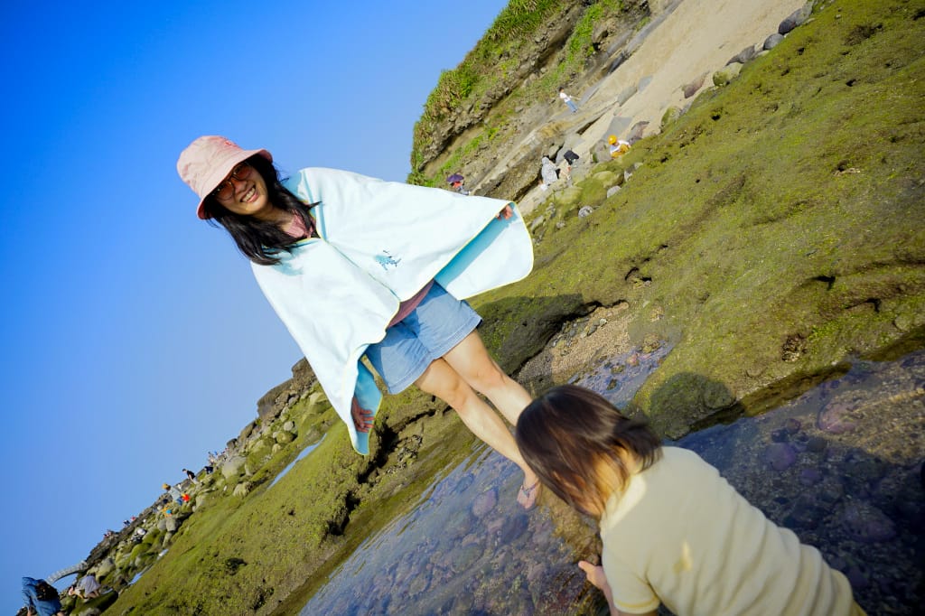 親子育兒｜Umade萬用快乾巾(海洋生物系列) 夏日海邊玩水必備毛巾! 旅行、露營隨身浴巾推薦~