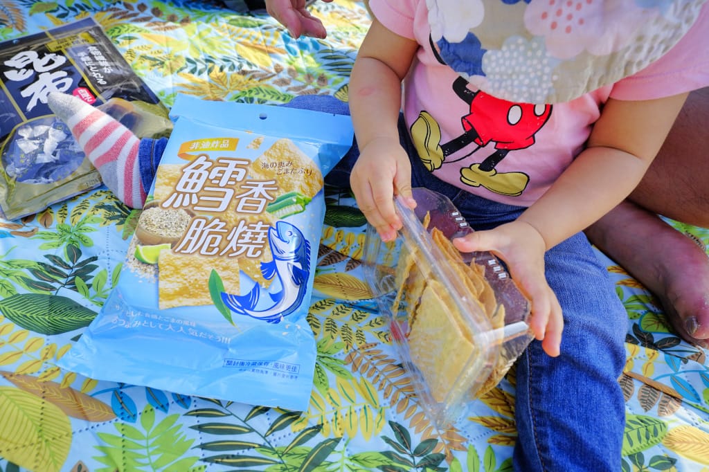 零食｜野餐郊遊必備零食推薦! 珍珍休閒零食 魷魚片、鱈香脆燒、海之味、昆布－海味零食 - 奇奇一起玩樂趣