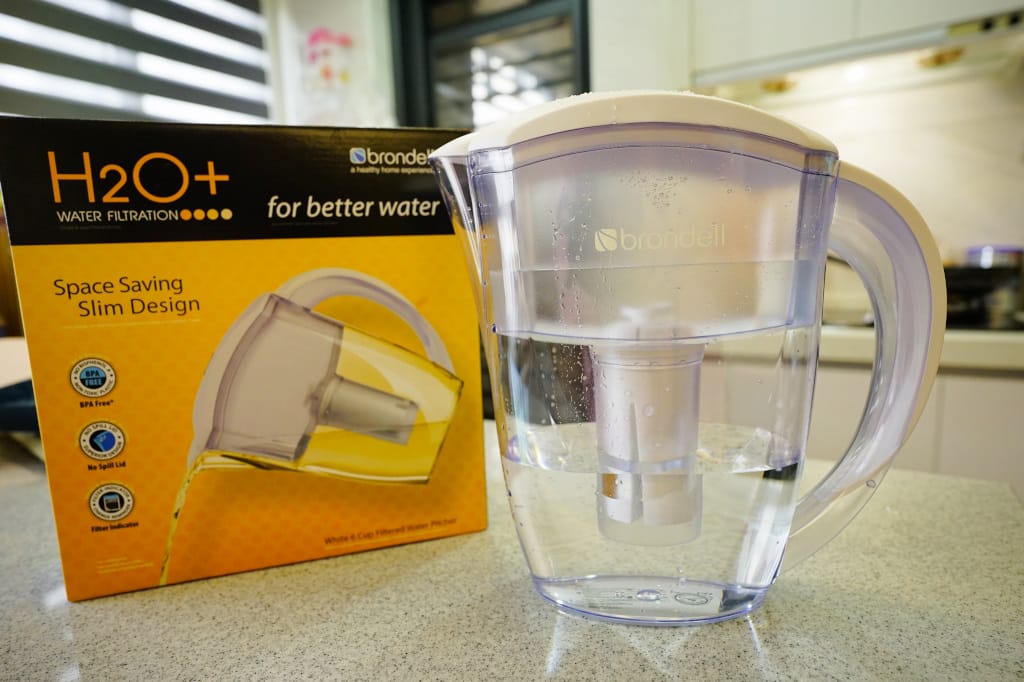 生活用品｜Brondell 美國邦特爾純淨濾水壺 首創4階長效型濾蕊 - 奇奇一起玩樂趣