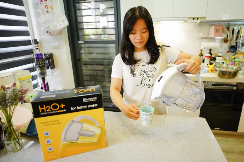 生活用品｜Brondell 美國邦特爾純淨濾水壺 首創4階長效型濾蕊