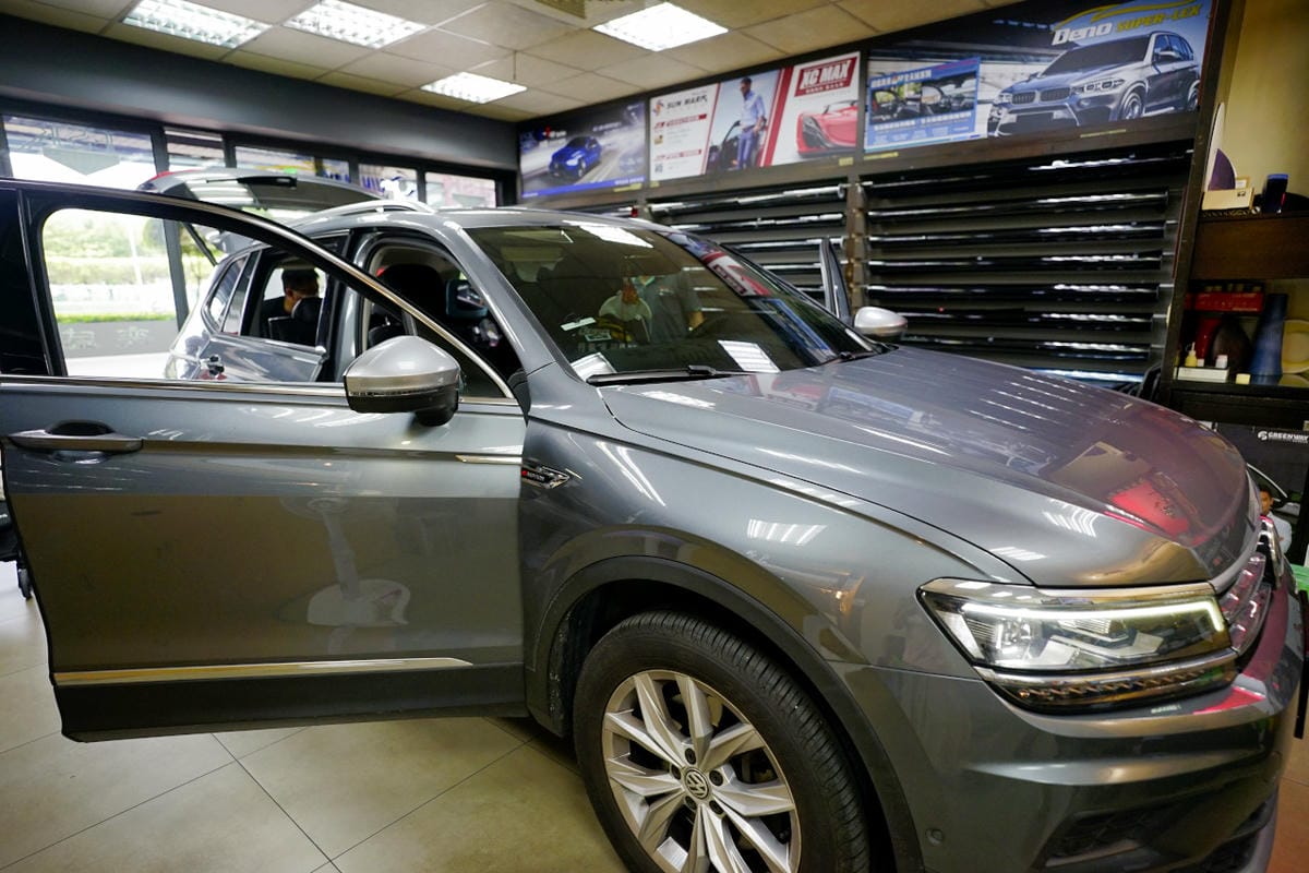 汽車隔熱紙｜新北汽車隔熱紙推薦！福斯Tiguan隔熱紙舊換新推薦！中和奕盛汽車隔熱紙－Deno丹龍菁英GH系列隔熱紙