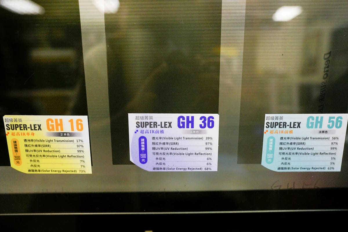 汽車隔熱紙｜新北汽車隔熱紙推薦！福斯Tiguan隔熱紙舊換新推薦！中和奕盛汽車隔熱紙－Deno丹龍菁英GH系列隔熱紙