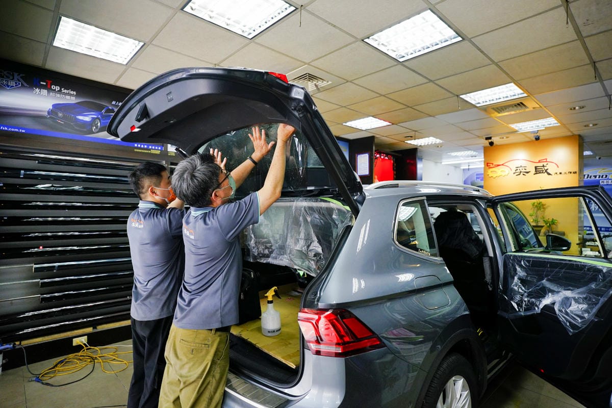 汽車隔熱紙｜新北汽車隔熱紙推薦！福斯Tiguan隔熱紙舊換新推薦！中和奕盛汽車隔熱紙－Deno丹龍菁英GH系列隔熱紙