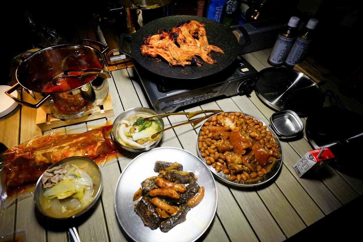料理｜露營烤肉組推薦！鄧師傅功夫菜 冷凍宅配即食料理包，中秋烤肉推薦！