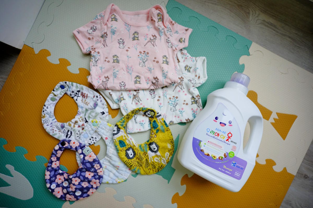 親子育兒｜寶寶用純水濕紙巾推薦！超厚超好用~ 安琪兒婦嬰百貨商品-韓國AGA 純白厚濕巾、天然抗菌洗衣精