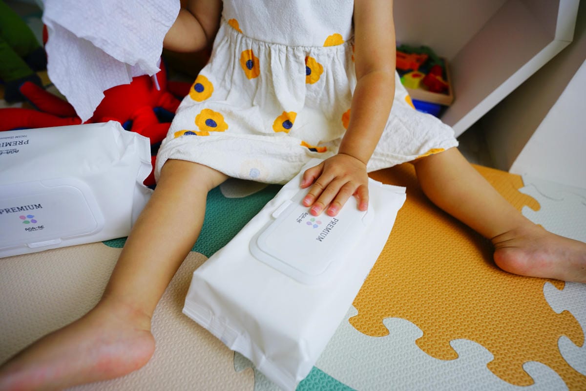 親子育兒｜寶寶用純水濕紙巾推薦！超厚超好用~ 安琪兒婦嬰百貨商品-韓國AGA 純白厚濕巾、天然抗菌洗衣精