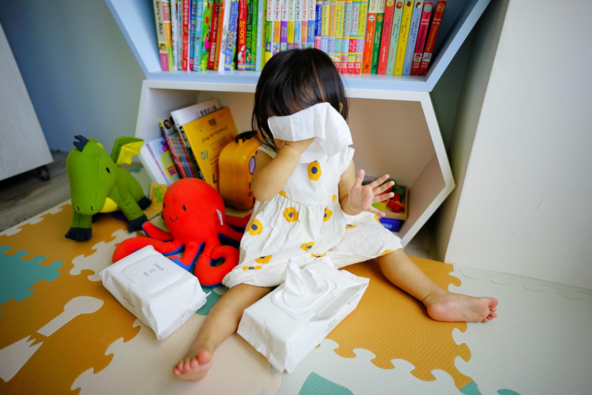 親子育兒｜寶寶用純水濕紙巾推薦！超厚超好用~ 安琪兒婦嬰百貨商品-韓國AGA 純白厚濕巾、天然抗菌洗衣精