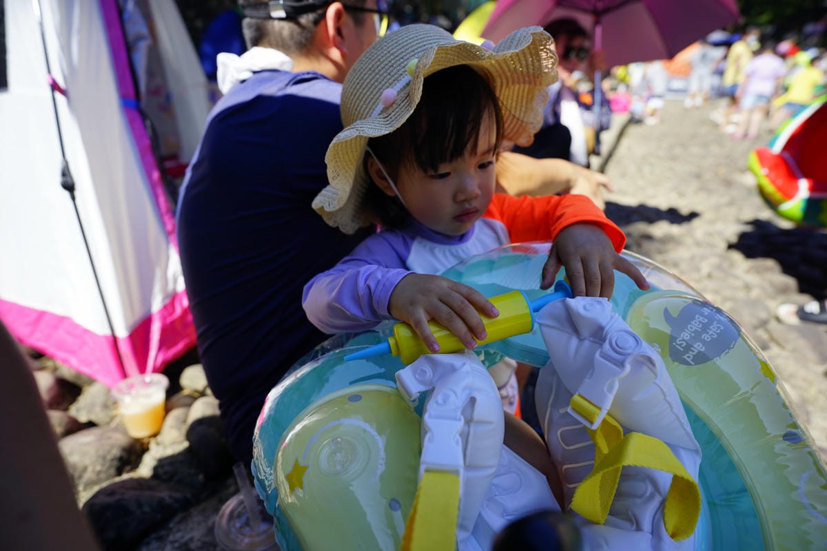 親子育兒｜嬰幼兒泳圈推薦！夏日玩水必備 卡樂米韓國Nai-B奈比嬰幼兒泳圈 幼兒趴式泳圈、兒童漂浮夾克