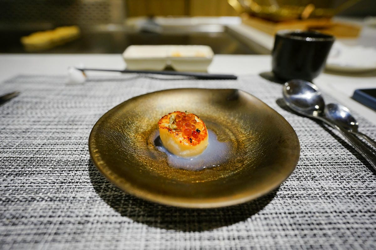 新北食記｜林口約會餐廳、慶生推薦！肉多多火鍋新品牌 明水然・樂（林口昕境店） 日本A5和牛、活龍蝦三吃 林口無菜單料理日式鐵板燒推薦！