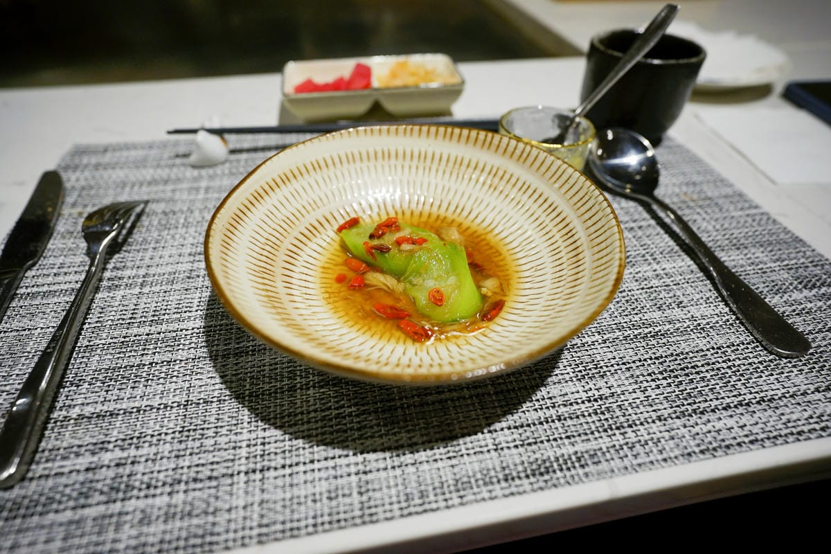 新北食記｜林口約會餐廳、慶生推薦！肉多多火鍋新品牌 明水然・樂（林口昕境店） 日本A5和牛、活龍蝦三吃 林口無菜單料理日式鐵板燒推薦！