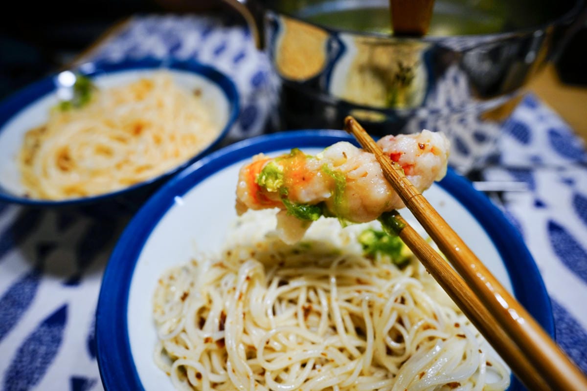 料理|澎湖信興名產 狗母麵線組 狗母魚丸、花枝蝦漿、冷凍海菜、手工麵線 - 第10張圖 料理|澎湖信興名產 狗母麵線組 狗母魚丸、花枝蝦漿、冷凍海菜、手工麵線