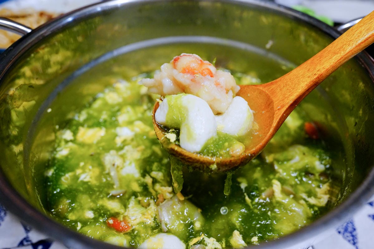 料理|澎湖信興名產 狗母麵線組 狗母魚丸、花枝蝦漿、冷凍海菜、手工麵線 - 第7張圖 料理|澎湖信興名產 狗母麵線組 狗母魚丸、花枝蝦漿、冷凍海菜、手工麵線