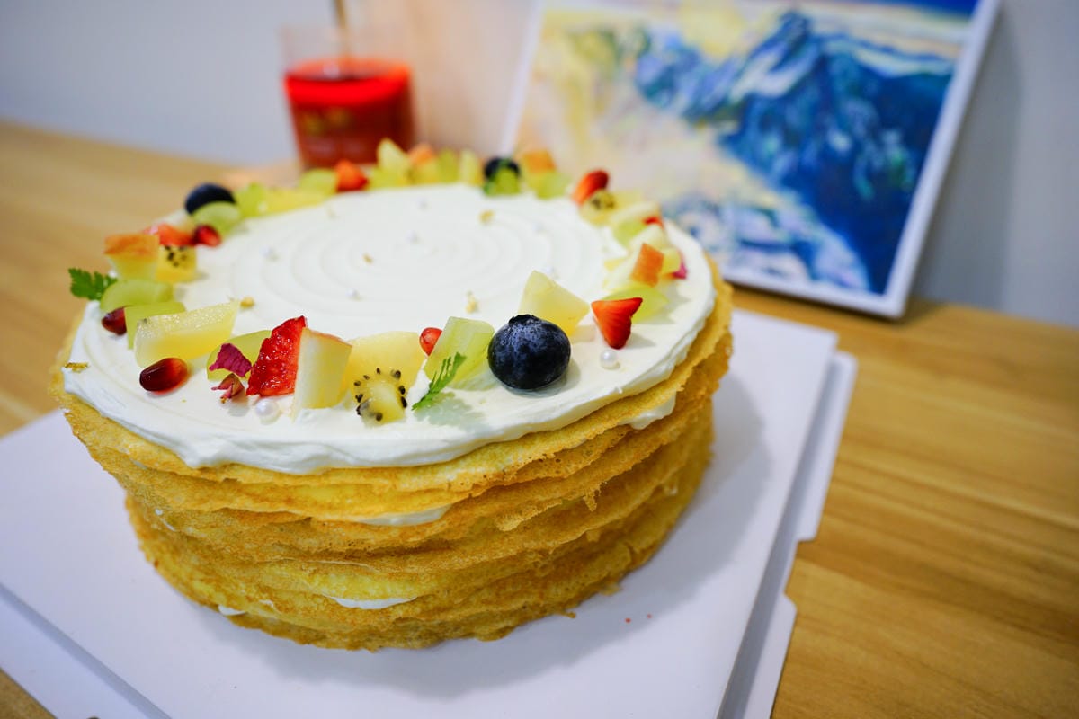 生日蛋糕｜新北三重 4k手作烘焙 經典乳酪蛋糕、新品千層岩燒奶霜蛋糕 生日蛋糕宅配推薦！