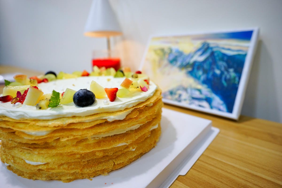 生日蛋糕｜新北三重 4k手作烘焙 經典乳酪蛋糕、新品千層岩燒奶霜蛋糕 生日蛋糕宅配推薦！