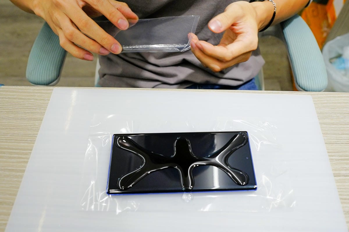 手機周邊｜樹林手機保護貼推薦！京展包膜（樹林店） 三星Note10+果凍膠玻璃貼 享有保固服務