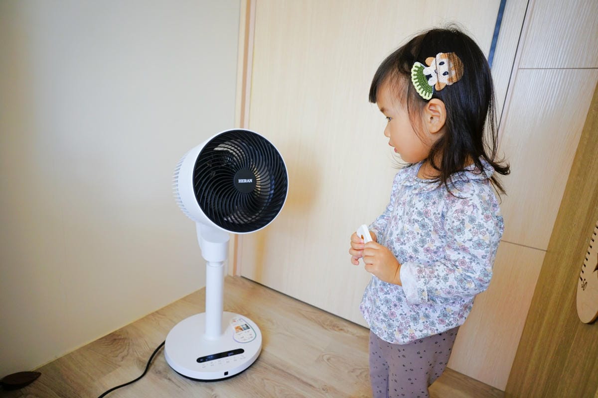 家電開箱｜禾聯家電 冷暖兩用循環扇 一機兩用電風扇推薦！冬天夏天皆適用 可遠端遙控、定時及3D擺頭功能