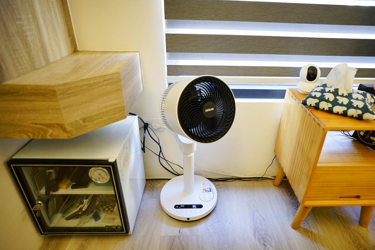 家電開箱｜禾聯家電 冷暖兩用循環扇 一機兩用電風扇推薦！冬天夏天皆適用 可遠端遙控、定時及3D擺頭功能
