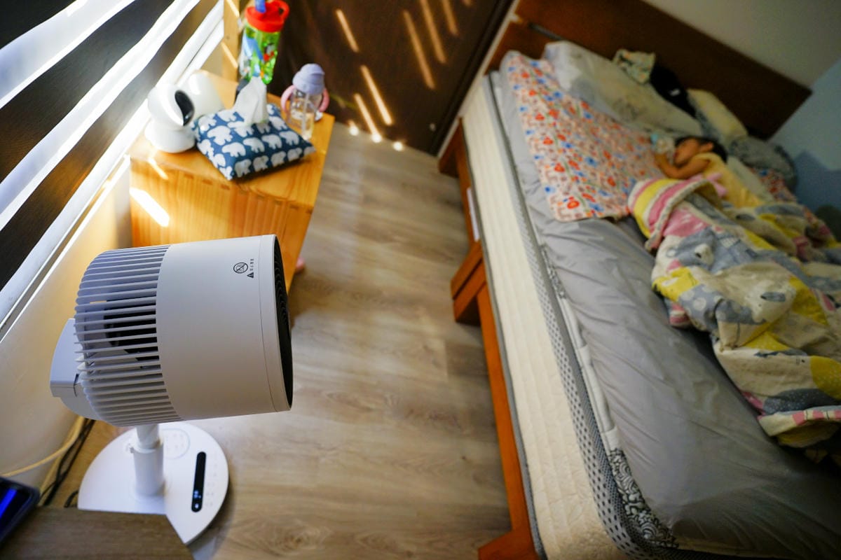 家電開箱｜禾聯家電 冷暖兩用循環扇 一機兩用電風扇推薦！冬天夏天皆適用 可遠端遙控、定時及3D擺頭功能