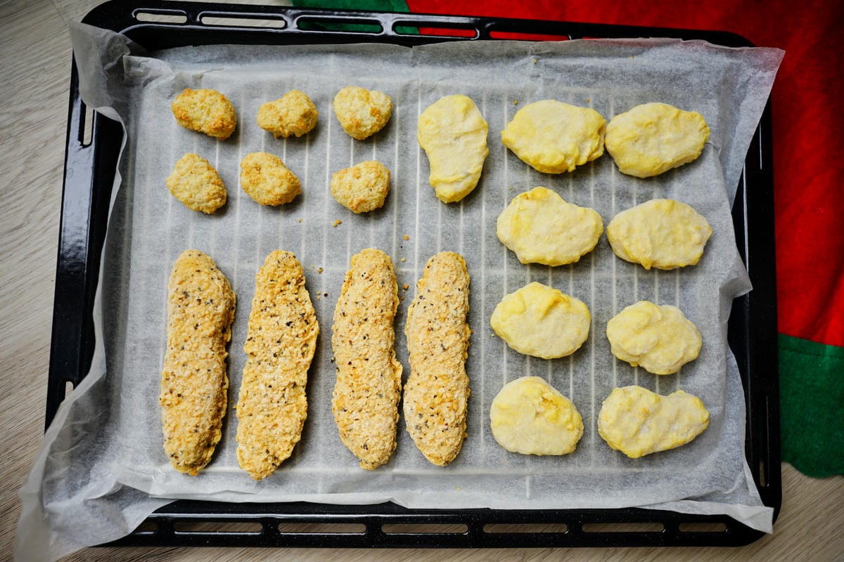 料理｜First Pride 植物肉G塊、G柳條、G米花（蔬食G塊、蔬食G柳條、蔬食G米花）蔬食炸物推薦！