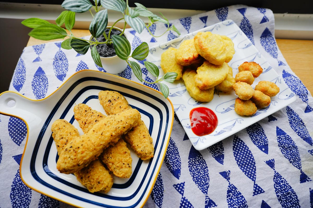 料理｜First Pride 植物肉G塊、G柳條、G米花（蔬食G塊、蔬食G柳條、蔬食G米花）蔬食炸物推薦！