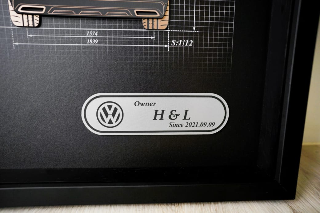 禮物|獨一無二的情人節禮物!金園設計 x Golden Garden 客製化汽車掛畫 福斯 The Tiguan Allspace 330 - 第9張圖 禮物|獨一無二的情人節禮物!金園設計 x Golden Garden 客製化汽車掛畫 福斯 The Tiguan Allspace 330