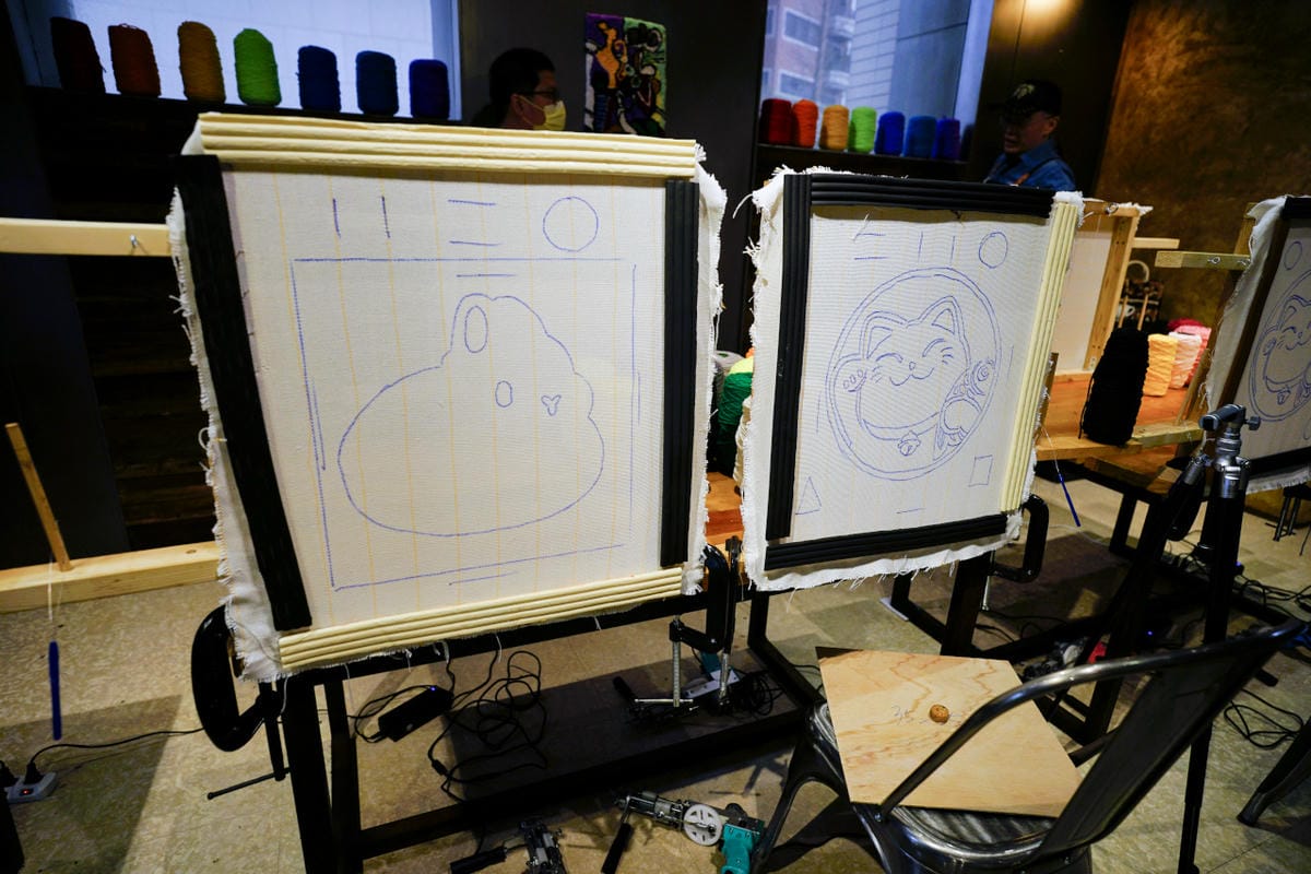 DIY課程｜桃園手作地毯課程推薦！Does Art 都是藝術 中壢Tufting手作地毯DIY體驗