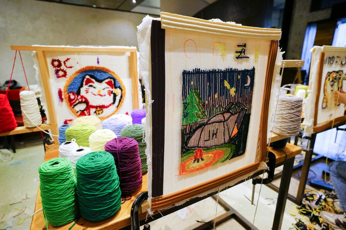 DIY課程｜桃園手作地毯課程推薦！Does Art 都是藝術 中壢Tufting手作地毯DIY體驗