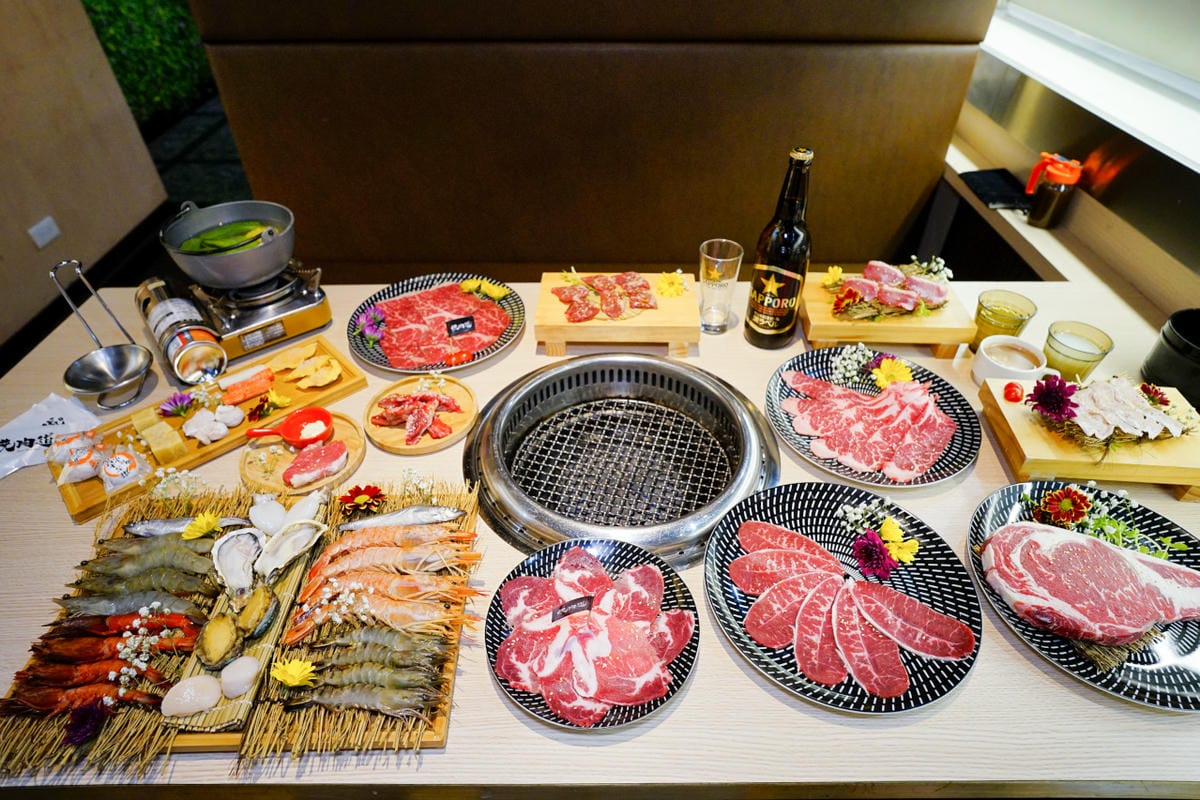 桃園食記｜桃園南崁燒肉吃到飽推薦！燒肉道 火鍋x燒肉和牛放題 589起軌道送餐燒肉吃到飽！