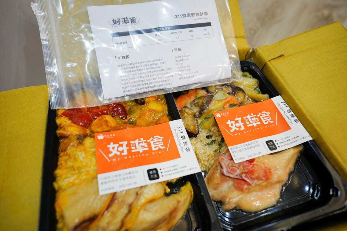 料理|開箱心得-常常好食 健康製作所(好準食) 211餐盤 減醣健康餐推薦! - 第4張圖 料理|開箱心得-常常好食 健康製作所(好準食) 211餐盤 減醣健康餐推薦!