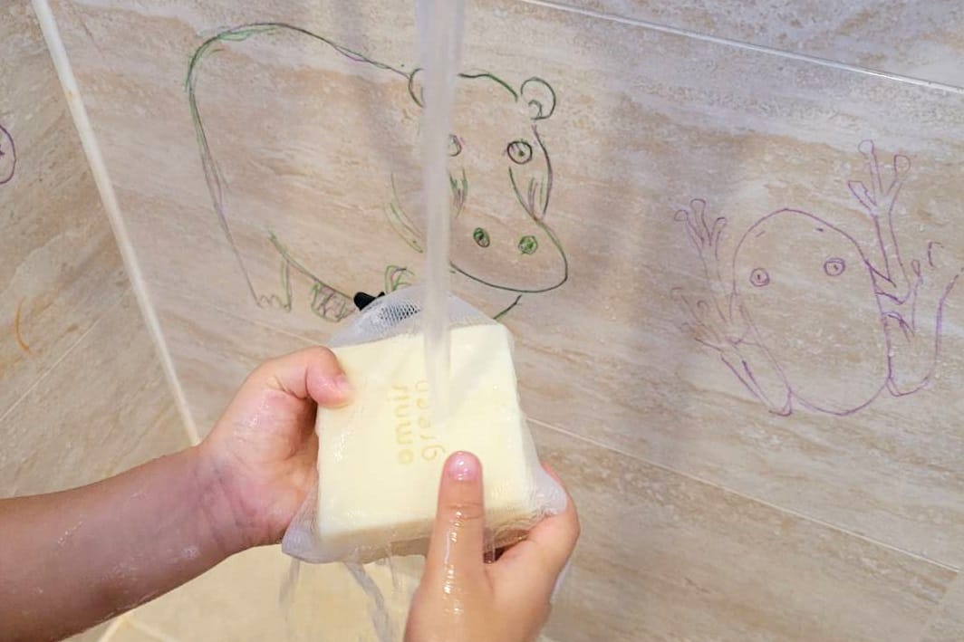 親子育兒｜歐米綠天然手工皂 手工皂禮盒推薦！寶寶用無香純皂 寶寶沐浴手工皂、寶寶洗髮手工皂、招福艾草平安皂