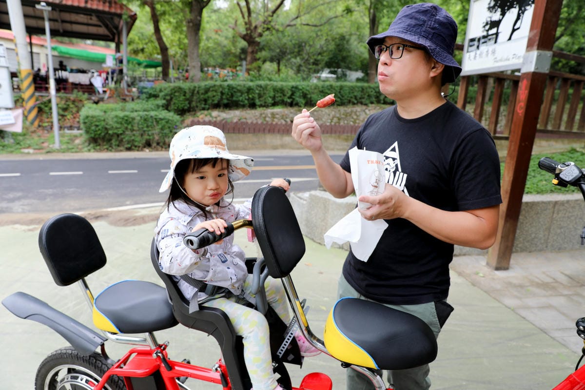 台中景點｜后里鐵馬道-隧道口租車中心，東豐自行車綠廊 爸媽輕鬆放電一日遊懶人包！超強續航力親子電動腳踏車，台中親子鐵馬遊推薦！