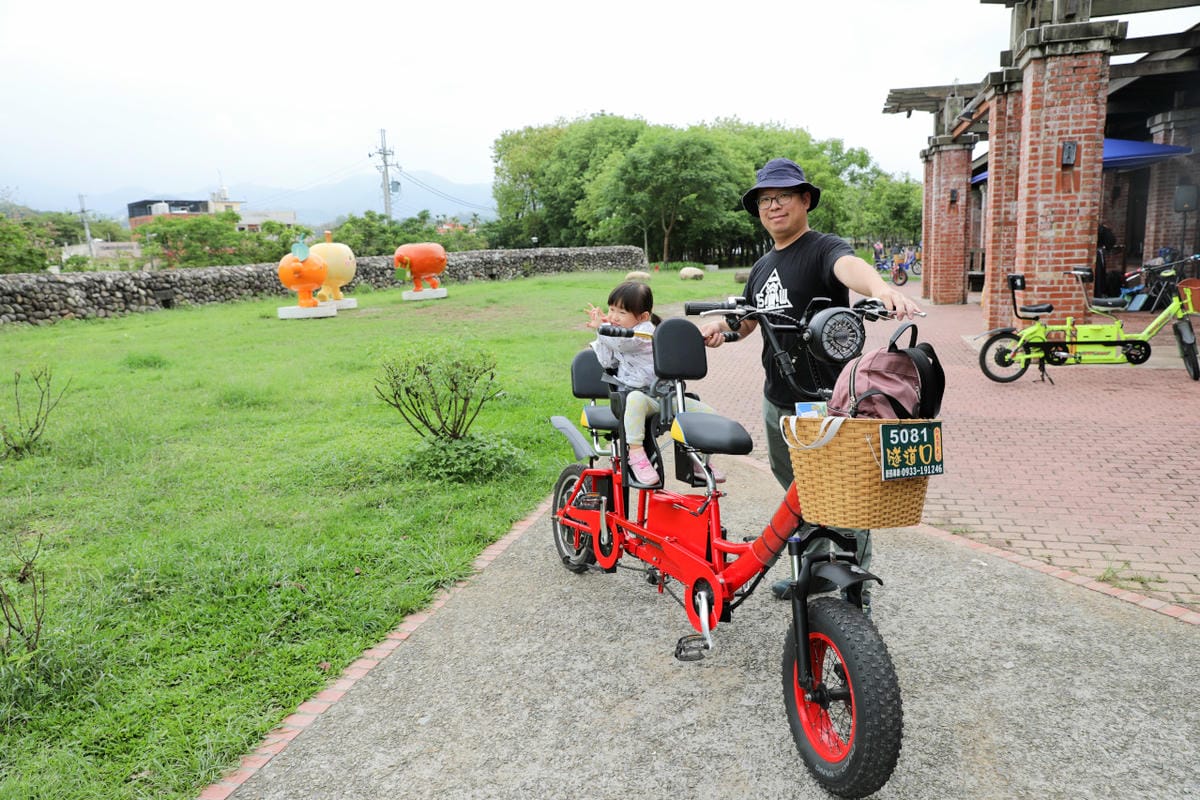 台中景點｜后里鐵馬道-隧道口租車中心，東豐自行車綠廊 爸媽輕鬆放電一日遊懶人包！超強續航力親子電動腳踏車，台中親子鐵馬遊推薦！