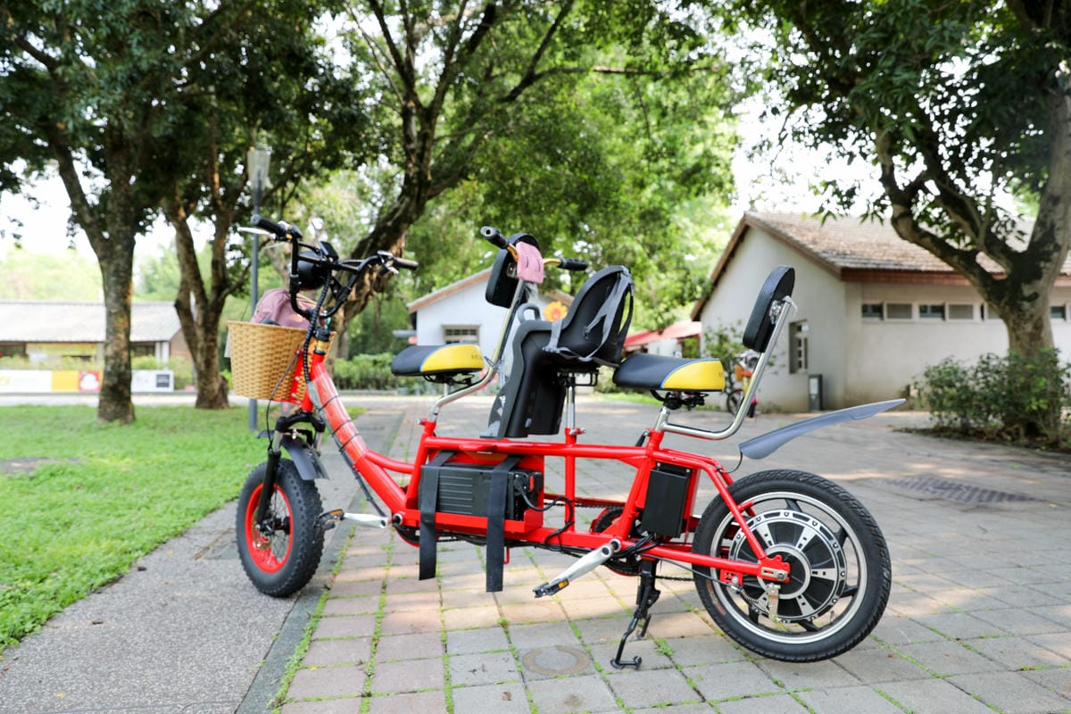 台中景點｜后里鐵馬道-隧道口租車中心，東豐自行車綠廊 爸媽輕鬆放電一日遊懶人包！超強續航力親子電動腳踏車，台中親子鐵馬遊推薦！