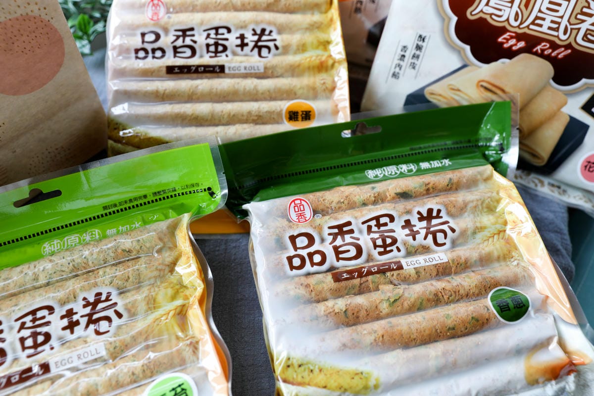伴手禮｜嘉義伴手禮推薦！品香蛋捲 不加一滴水的現做蛋捲、真材實料鳳凰卷