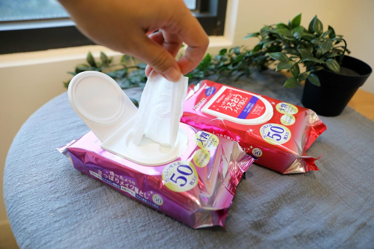 美妝保養｜大樹藥局獨賣 日本SUGI S-SELECT卸妝棉 省去瓶瓶罐罐，旅行卸妝推薦，一包搞定！