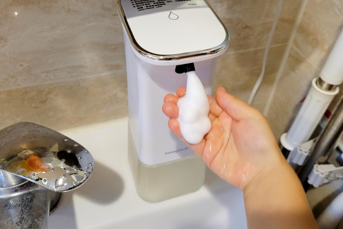 家電|innogoods 顧顧家 自動感應泡沫給皂機 洗手、洗碗一機搞定,自動感應超方便! - 第8張圖 家電|innogoods 顧顧家 自動感應泡沫給皂機 洗手、洗碗一機搞定,自動感應超方便!