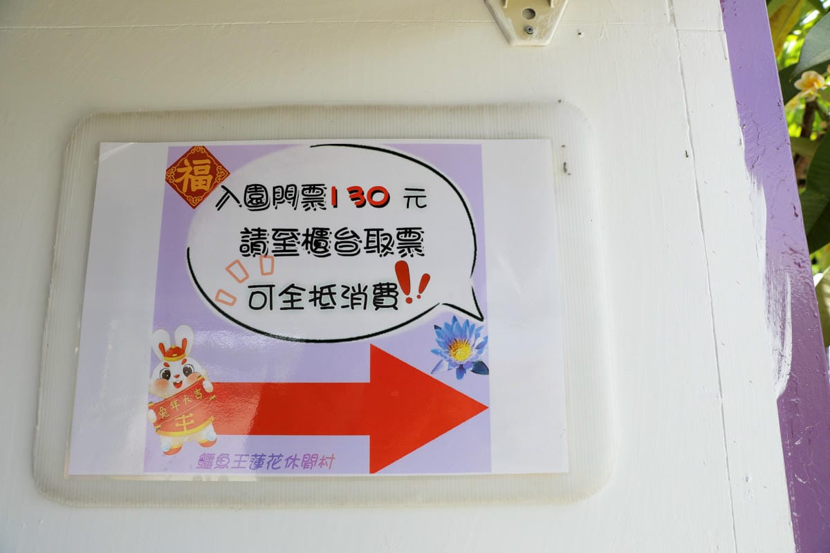 台南食記｜2023台南最新景點推薦！紫色水漾越南休閒村（原鱷魚王蓮花休閒村）道地越式料理 火鍋、烤肉，門票可兌換飲品或越南服飾租借