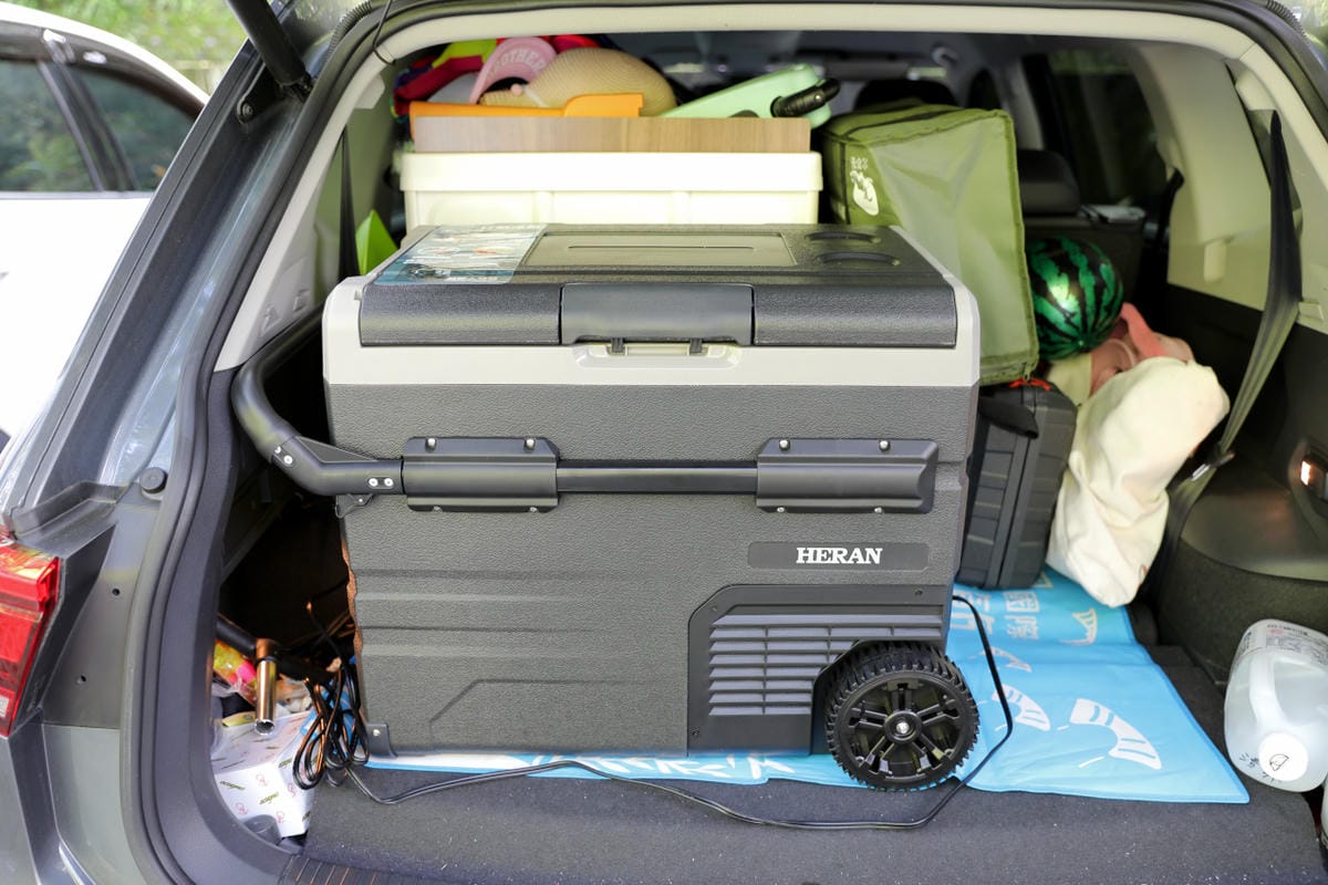露營用品｜露營冰箱推薦！【HERAN禾聯家電】HPR-50AP01S 50L行動冰箱 雙槽獨立溫控，露營食材保鮮沒問題！