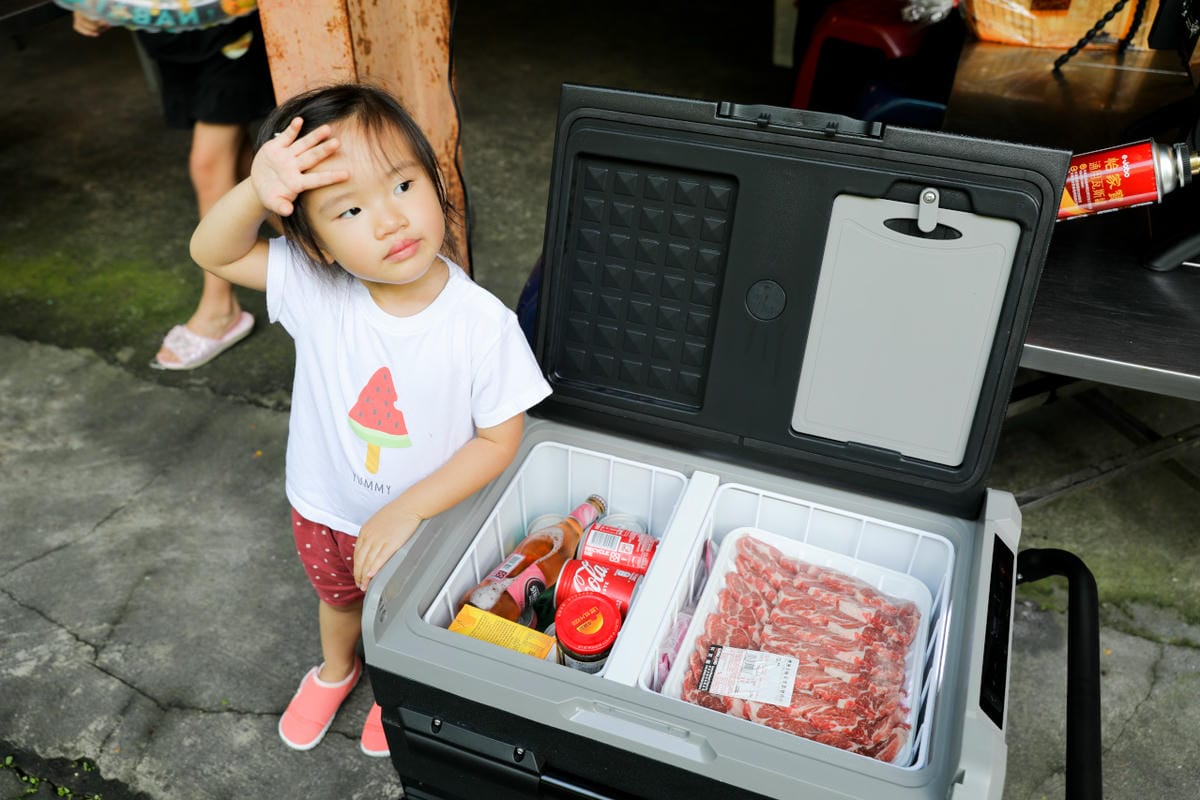 露營用品｜露營冰箱推薦！【HERAN禾聯家電】HPR-50AP01S 50L行動冰箱 雙槽獨立溫控，露營食材保鮮沒問題！