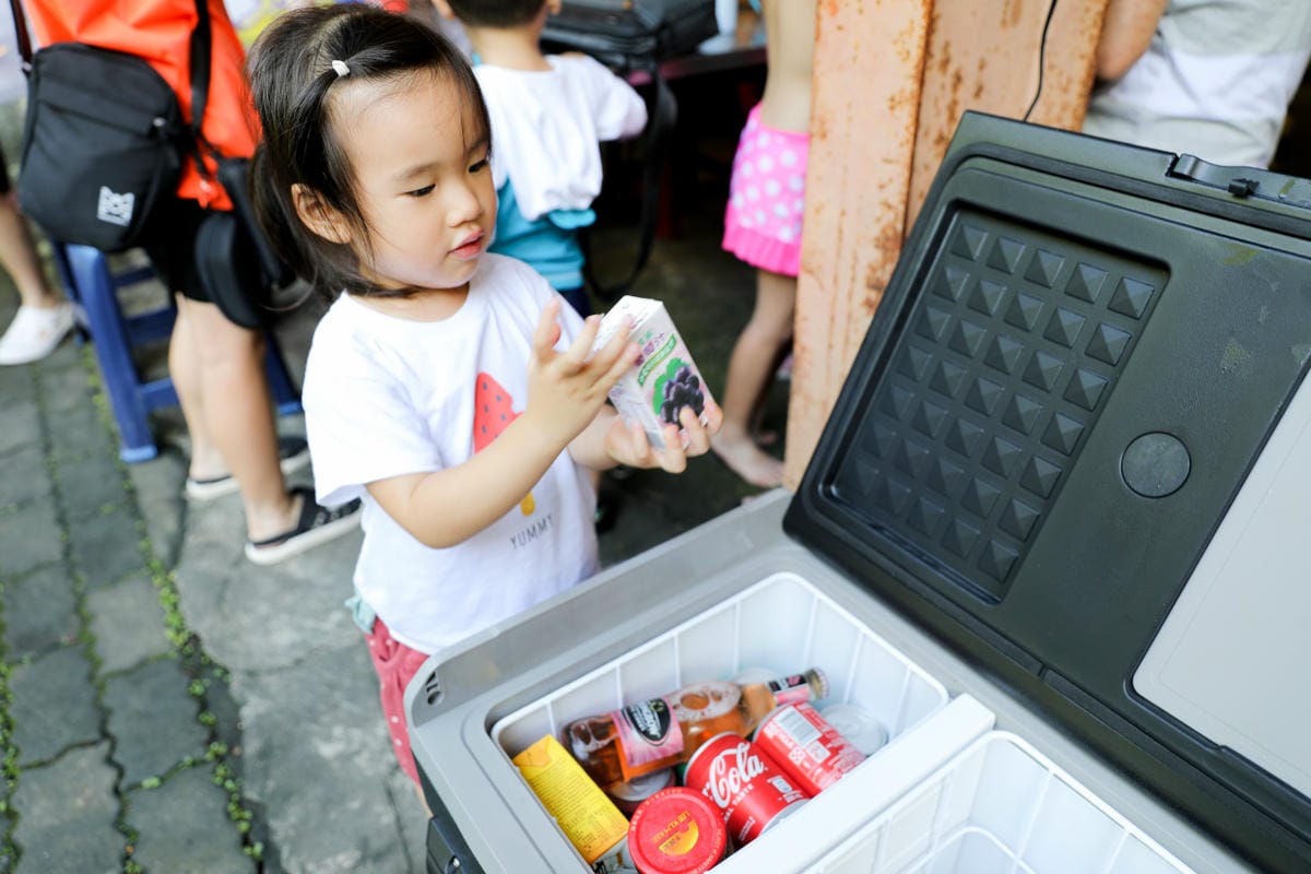 露營用品｜露營冰箱推薦！【HERAN禾聯家電】HPR-50AP01S 50L行動冰箱 雙槽獨立溫控，露營食材保鮮沒問題！