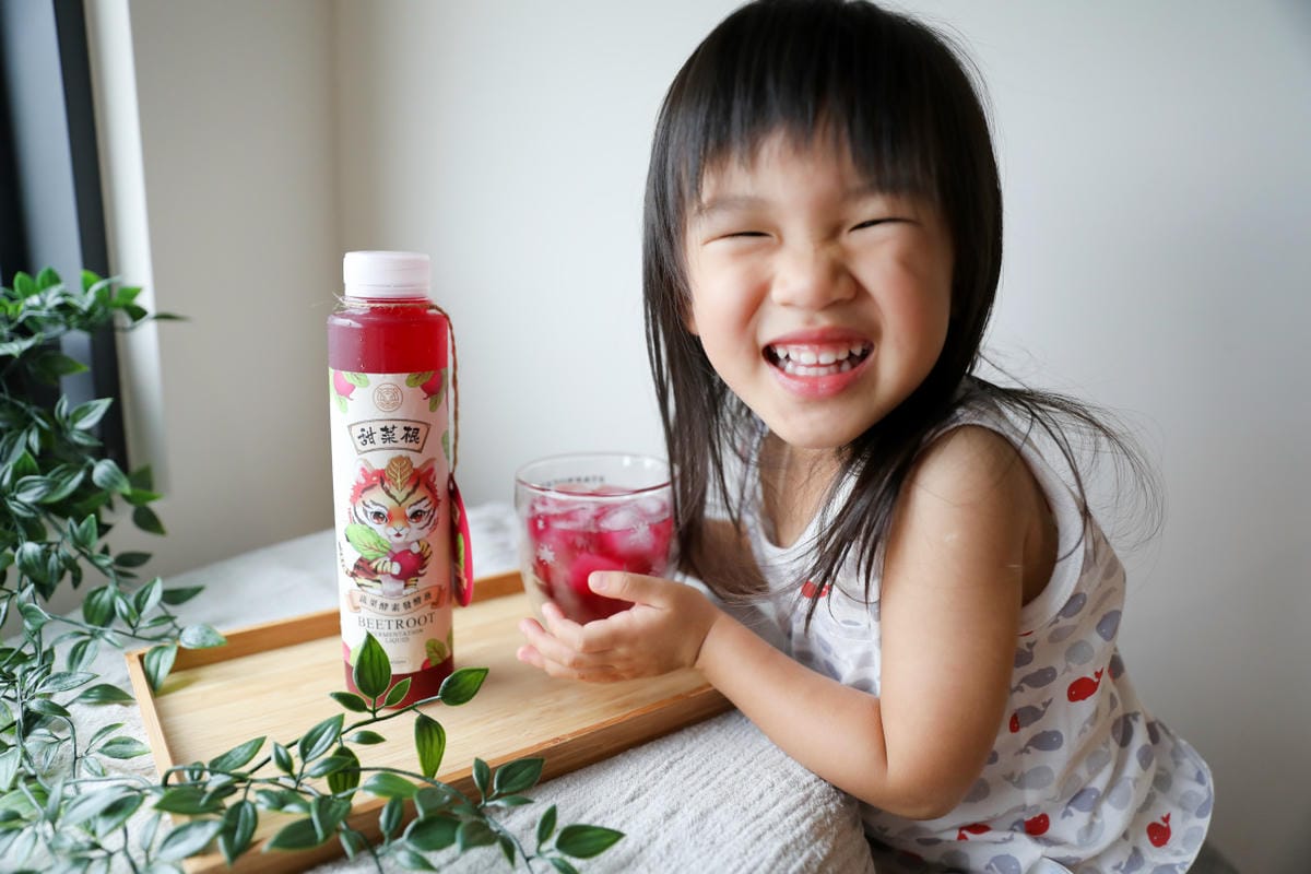 飲品｜虎騰印 甜菜根蔬果酵素發酵液 小資族的月事好夥伴，50 顆櫻桃的鐵質一瓶就滿足！